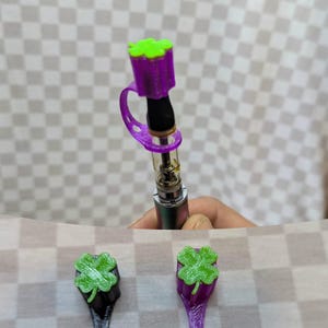 510 Cart Cap – Clover Edition – Lucky Vape Cartridge Protector & Mouth Cover