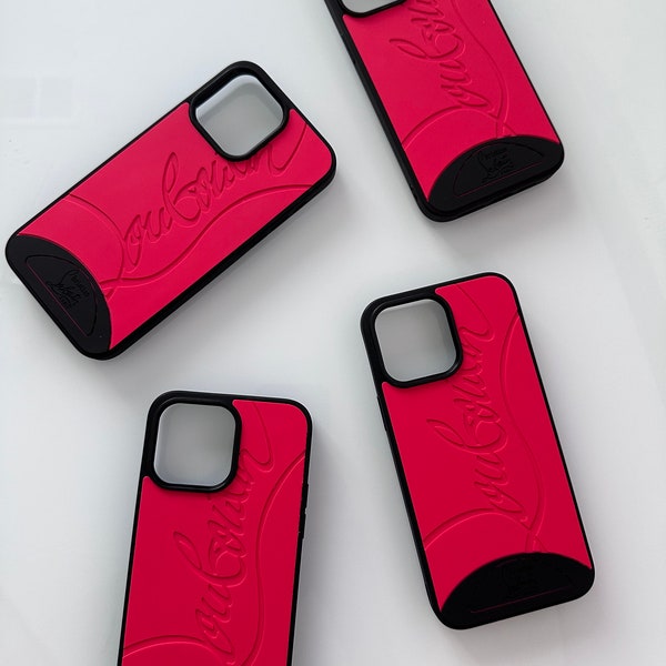 Luxury red bottom iPhone case