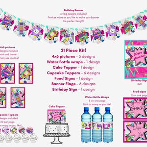 Retro Theme Party Pack