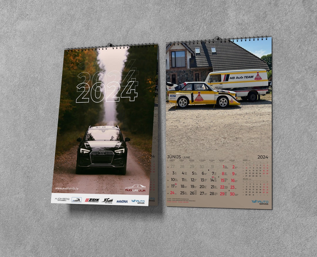 2024. AUDI Kalender Etsy.de