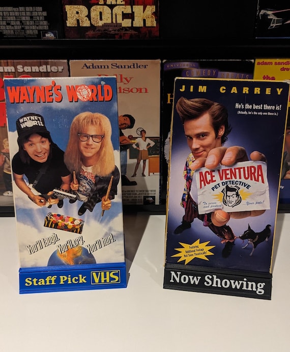 VHS Tape Display Stand. Compact and Stable Design for Standard and  