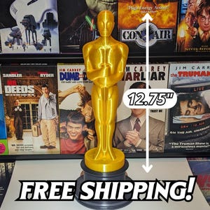 Oscar Award Statuette Trophy 12.75" Tall