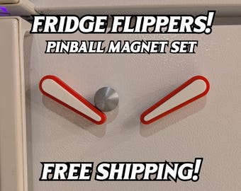 Pinball Flipper & Ball Magnet Set: Actual Size, Neodymium Magnets