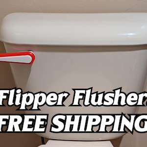 Pinball Flipper Toilet Flusher Lever Assembly   *IMPORTANT Read Description, See Tank Pictures