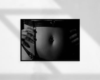Pleasure ( Feminist Poster, Black and White Photography, Luxury Fashion Wall Art, Girls Bedroom Decor, Digital Download )