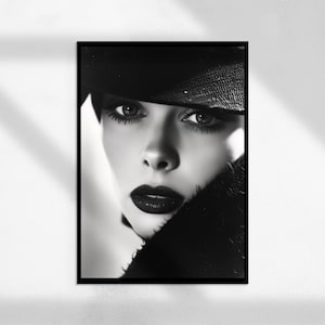 Audrey Hepburn ( Black and White Wall Art, Vintage Print, Photography Prints, Vintage Photo Print, Feminist Print )