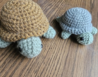 Żółw szydełkowy Amigurumi: Ręcznie robiony pluszowy miś dla miłośników żółwi