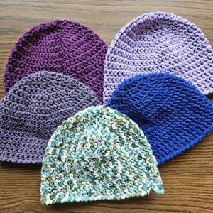 Classic Crochet Beanie | Unisex Handmade Soft Hat for Men and Women | Chemo Friendly
