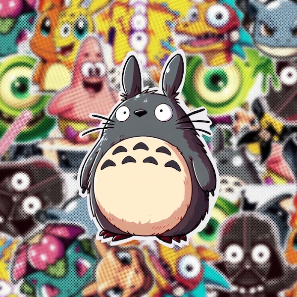 Totoro - My Neighbor Totoro - Studio Ghibli Sticker | Water Resistant | Matt Laminate