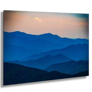 Blue Ridge Mountains Wall Art Virginia Landscape Photography Panoramic Nature Print Appalachian Mountains Scenic View Photo