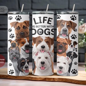 Custom Dog Tumbler, Custom Dog Mug, Dog Memorial Gift, Custom Pet Tumbler, Pet Memorial Gift, Dog Mom Gift, Gift for Dog Lover, Gift For Her