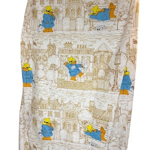 RARE Vintage 1980 Paddington Bear Bedding Sheet Set by Dan River - Opened package but brand new