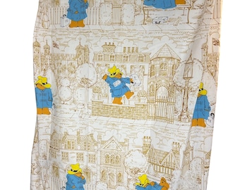 RARE Vintage 1980 Paddington Bear Bedding Sheet Set by Dan River - Opened package but brand new