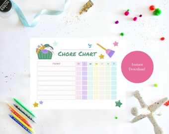 Kids Chore Chart Printable
