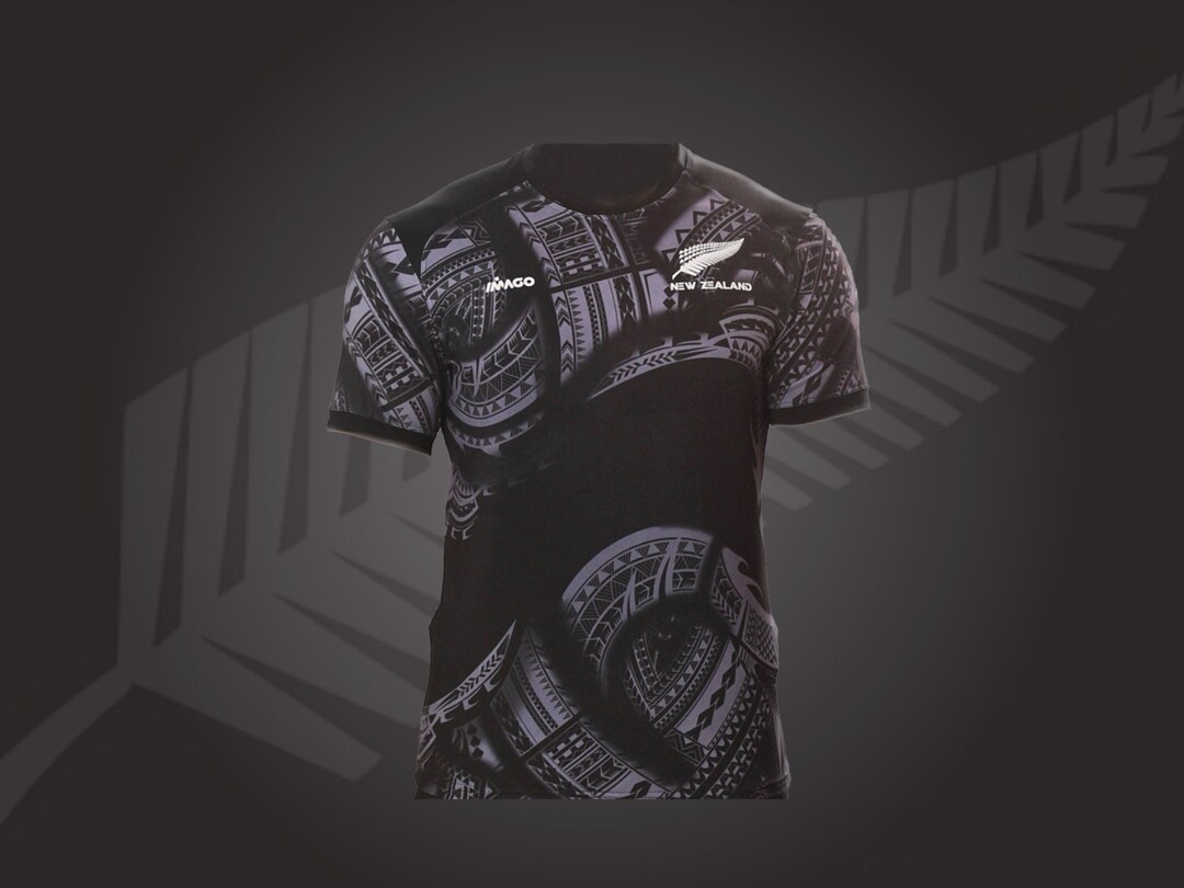 All Blacks Rugby Shirt / Maori Style / Rugby World Cup Etsy Australia
