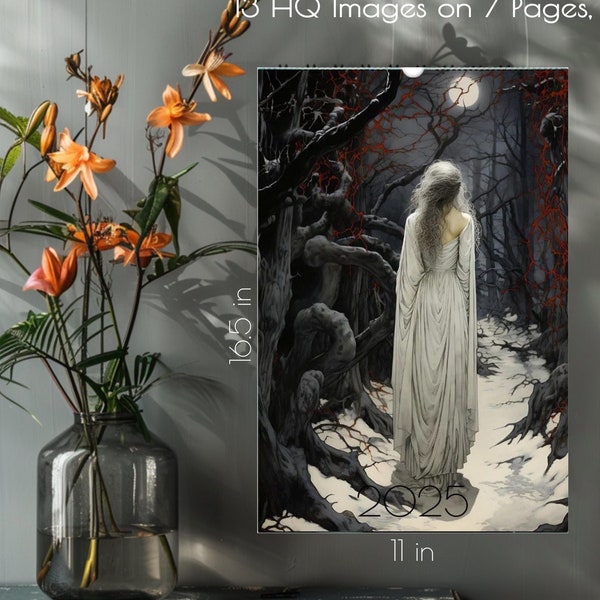 Witchy 2025 Calendar Etsy