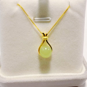 Jade Necklace| Christmas Gift| Jade Pendant Necklace| 925 Sterling Silver Necklace|Handmade Jewelry|Natural Gemstone Necklace| Gift for Her