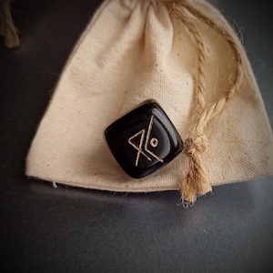 Obsidian Love Amulet Luck Beauty Ritual and spell used