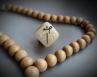 Talisman "Harmony of the Soul" made of jade stone Tranquility Balance Stability