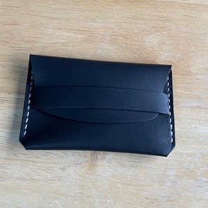 Cartera minimalista con solapa - Ideal para tarjetas de crédito - Cartera para tarjetas de visita