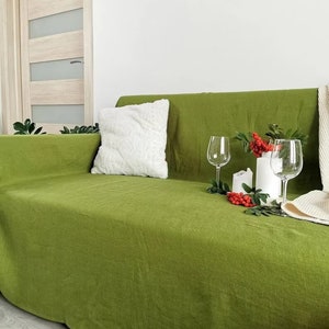 Luxurious Cotton Couch Covers - Handmade Custom Slipcovers for Any Sofa - Upgrade Your Living Room Decor - Extra Large Cotton Couch Cover
