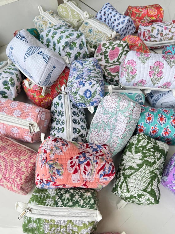 Lote al por mayor de bolsas de cosméticos surtidas, bolsos de mano