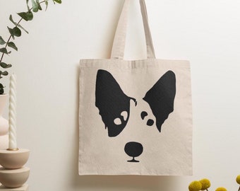Australian Cattle Dog Canvas Tote Bag: Heeler Mom, or Dog Trainer Gift