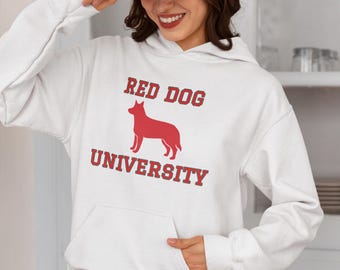 Red Heeler Hoodie: Australian Cattle Dog, Dog Mom Gift