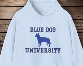 Blau Heeler Hoodie: Australischer Rindhund Sweatshirt