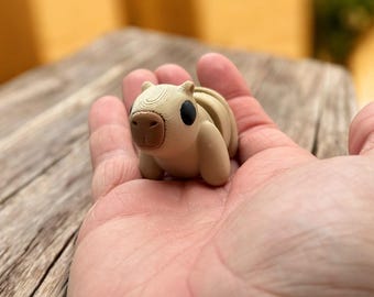 3D-utskriven Fidget-leksak för babykapybara: Ledad samlarleksak