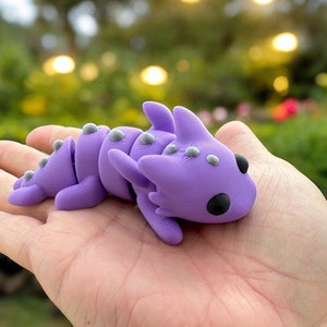 Winged Baby Dragon: 3D Printed Articulated Fidget Toy