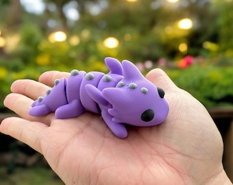 Winged Baby Dragon: 3D Printed Articulated Fidget Toy