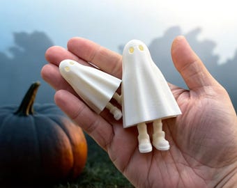 Juguete antiestrés fantasma impreso en 3D: coleccionable de Halloween