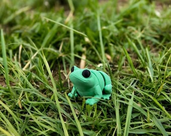 Flexi Frog Fidget Toy: 3D Printed Collectible