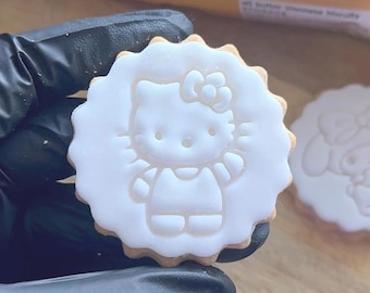 Kawaii Character Biscuit Stamp Set – M&S 3D Printed Fondant Embosser