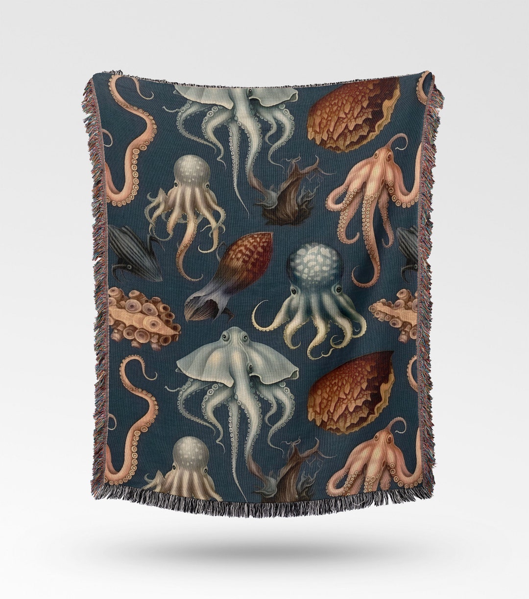 Mosaic Marine Life Quilted Blanket NCU0PT320