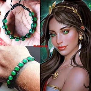 Beautiful And Powerful Khodam Djinn Queen Dewi Sri Ratu Kidul Mustika Stone bracelet, Read Description