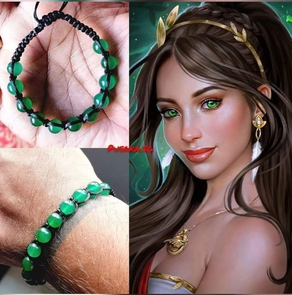 Beautiful And Powerful Khodam Djinn Queen Dewi Sri Ratu Kidul Mustika Stone bracelet, Read Description