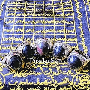 Khodam Monta Bassi Stone Ring Asli Makassar Sulawesi ,believed to be for tremendous level of protection, invincibility, authority & more!