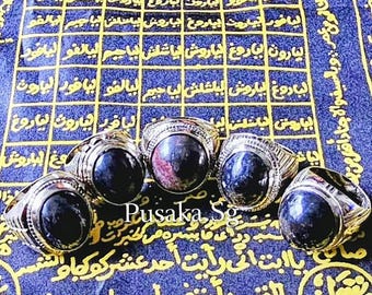 Khodam Monta Bassi Stone Ring Asli Makassar Sulawesi ,believed to be for tremendous level of protection, invincibility, authority & more!