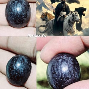 The Greatest Most Powerful Khodam Wali Of Tamunegara Gemstone Mustika Stone Ring Believed for  All Rounder Wealth Attraction,Aura Cleansing
