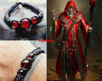 Special Edition Powerful Red Djinn Khodam Dewa  King Uari Gemstone Mustika Gelang (Bracelet) Believed For Immense Multi-Purpose Abilities
