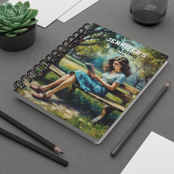 Spiral Bound Reading Tracker Etsy