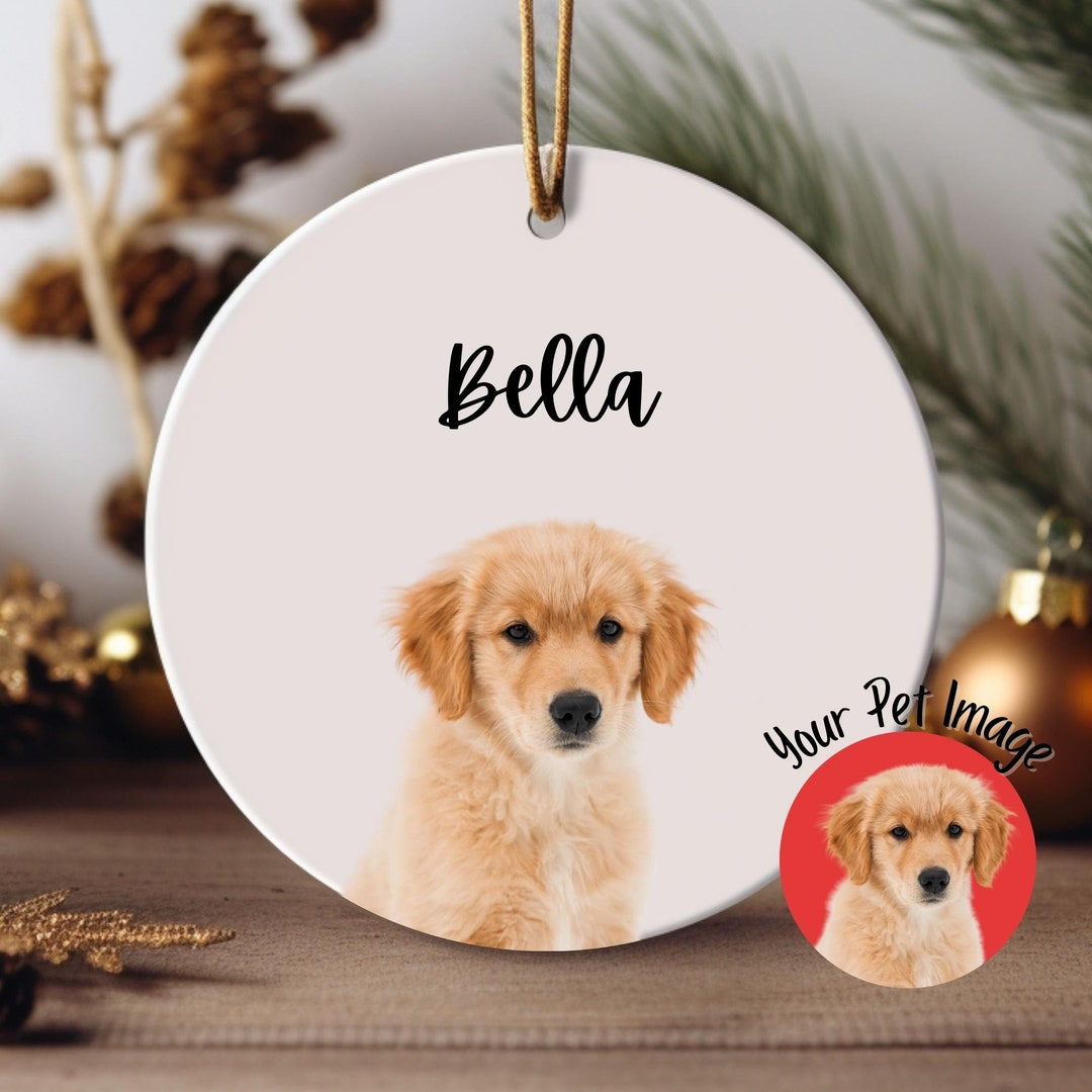 Personalized Pet Ornament Custom Dog Ornament Cat Photo Ornament Pet ...