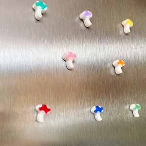 Mushroom Magnets- Set of 8