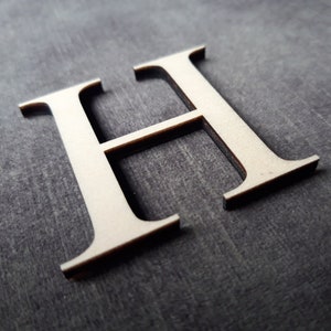 Holzbuchstaben | 3-40cm | 20 Schriftarten | verschiedene Größen | Zum Basteln und Bemalen