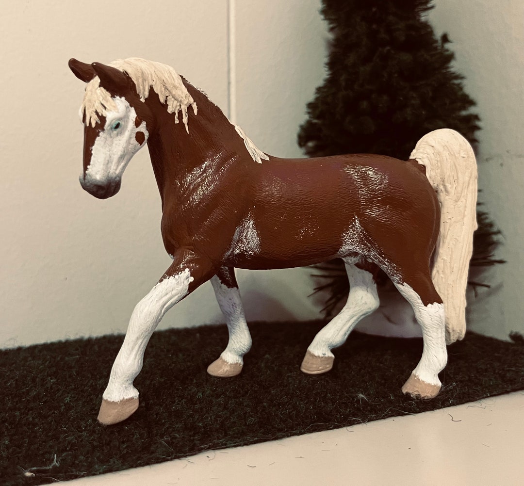 Schleich Horse Stallion Repaint Etsy