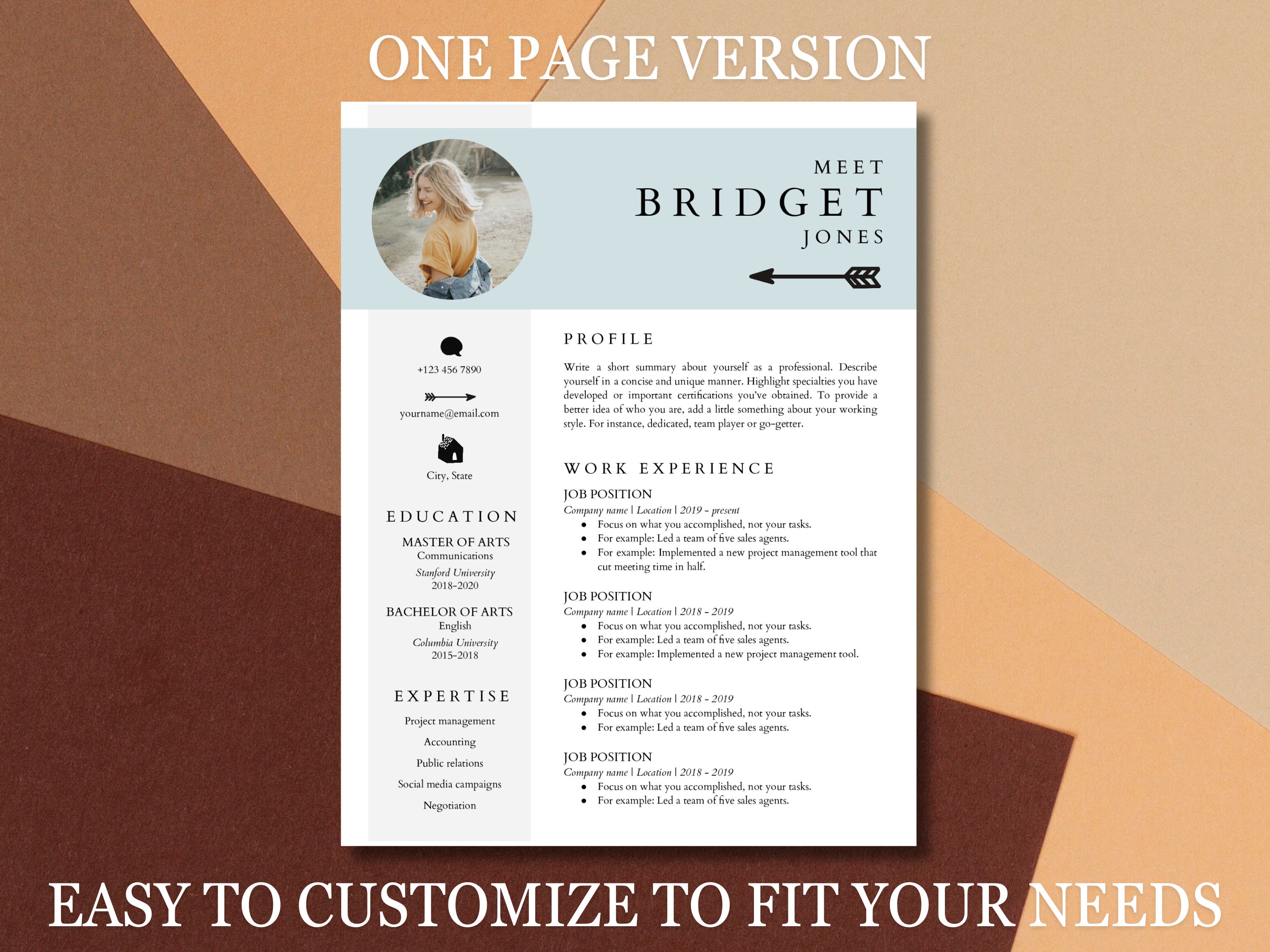 Best Professional Resume Template for Google Docs, Word & Apple Pages 1 ...