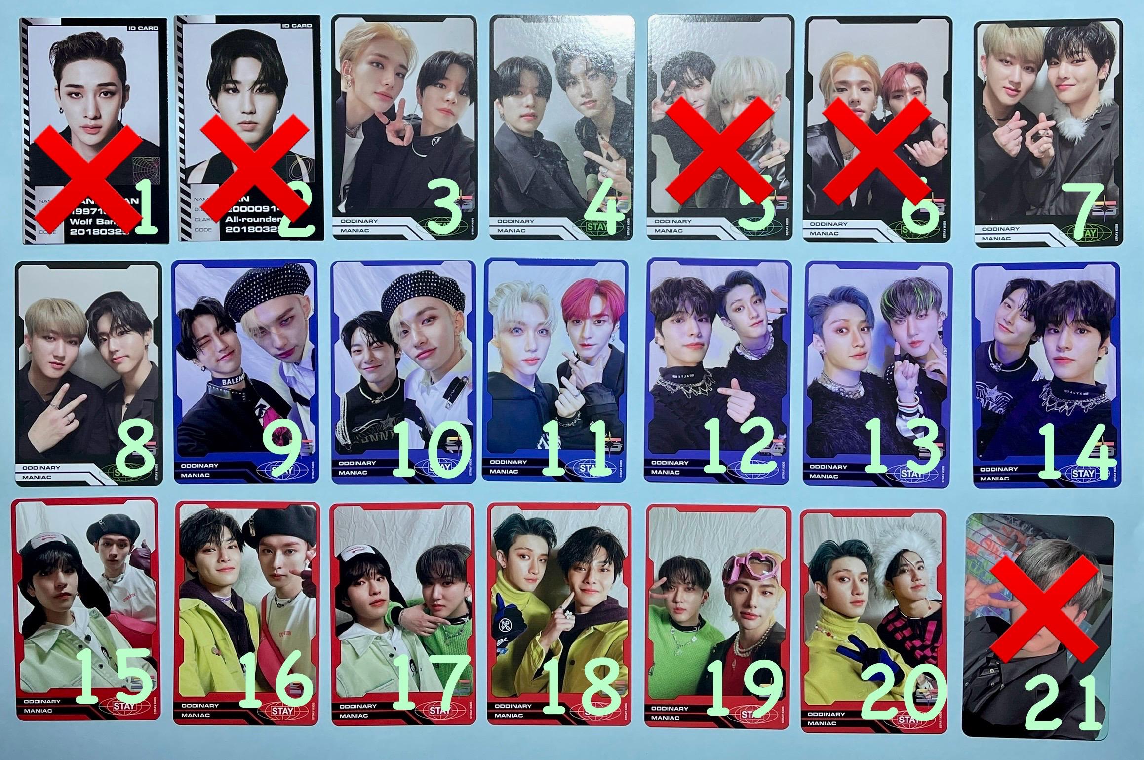Stray Kids Maniac Official Photocard - Etsy