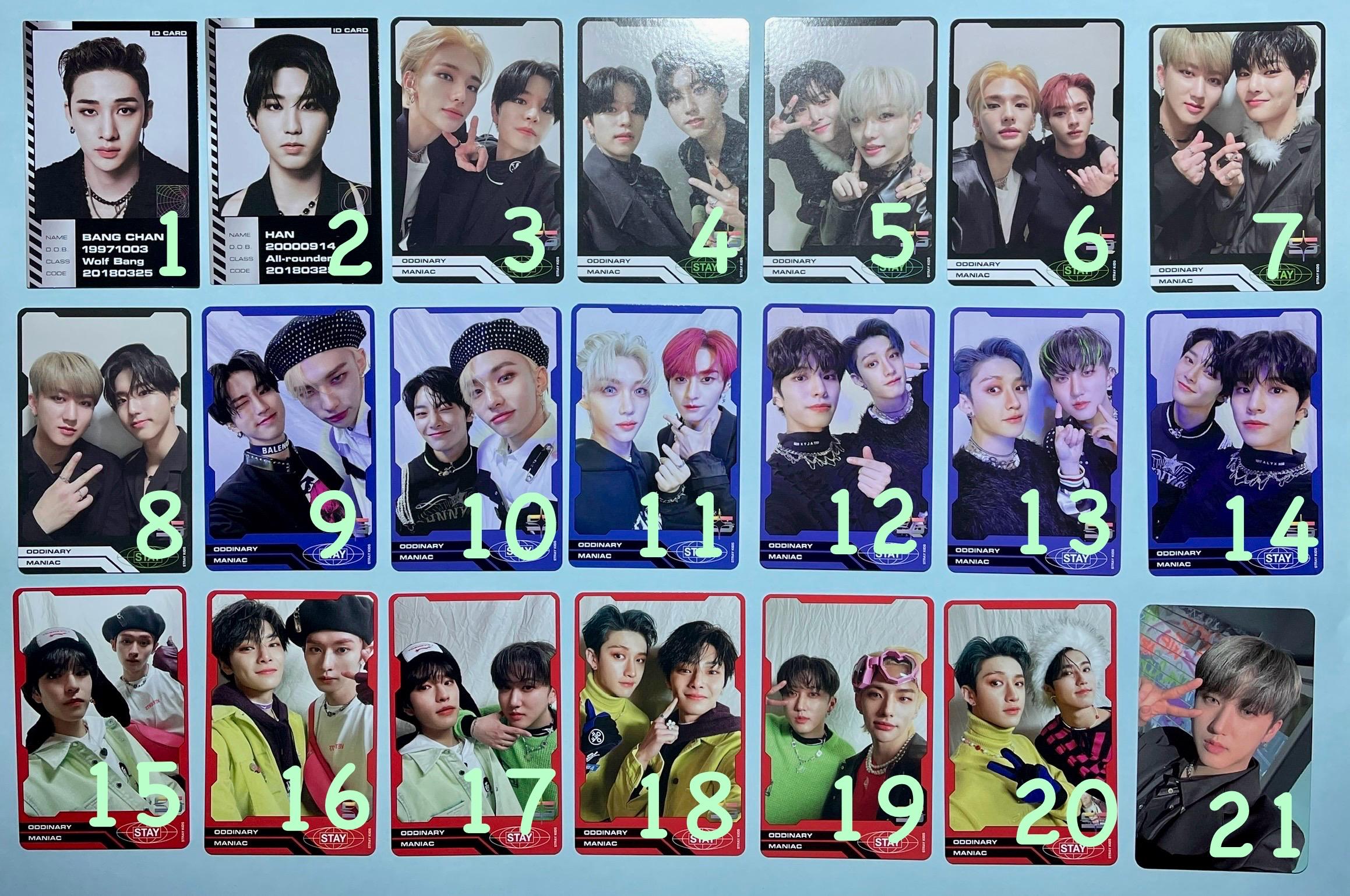 Stray Kids Oddinary Maxident Target Yizhiyu Namil BDM Star River KMS POB Nacific Mahagrid 2nd Membership Official Photocard Polaroid